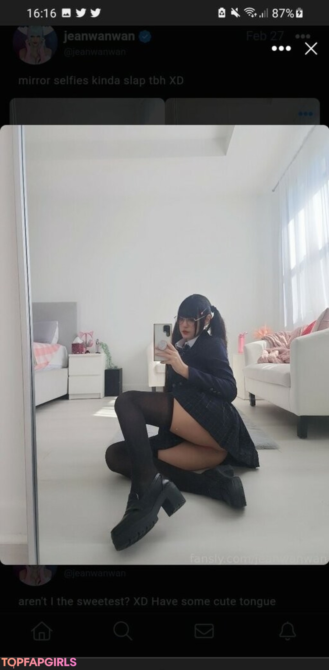 Foto di nudo di fuga di OnlyFans di Jeanwanwan #2739
