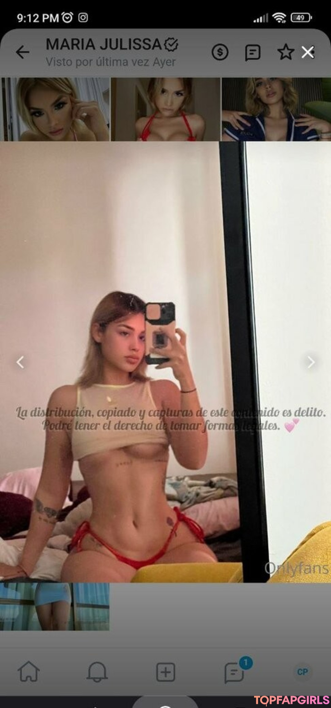 Foto di nudo di fuga di OnlyFans di Maria Julissa #112
