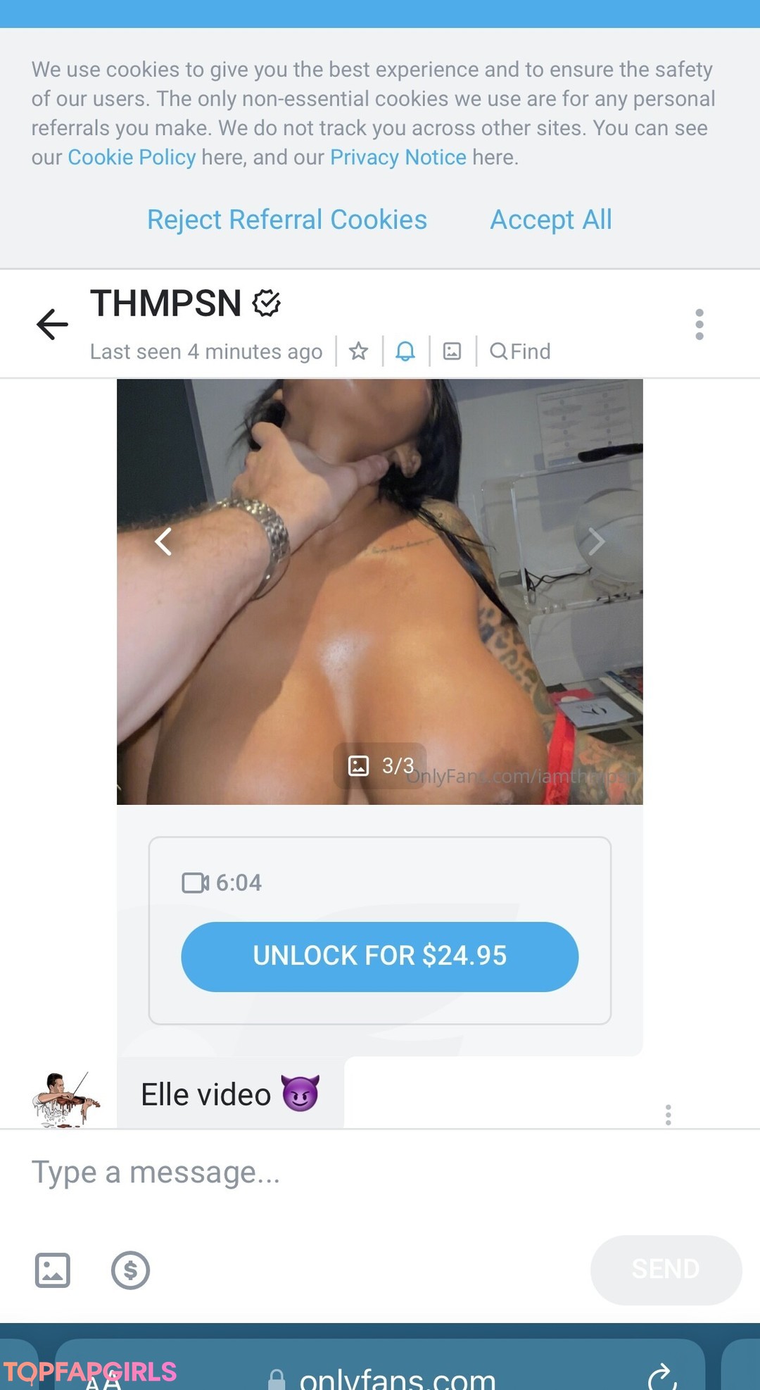 Foto di nudo di fuga di OnlyFans di Serliana Rosida #1