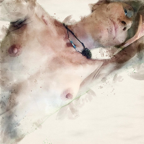 Foto di nudo di fuga di OnlyFans di Blue Domino73