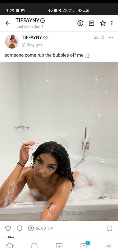 Foto di nudo di fuga di OnlyFans di Tiffaynyy