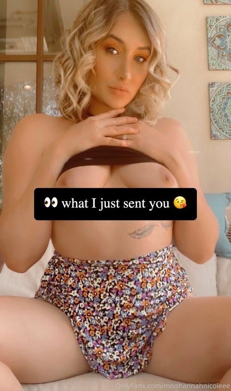 Foto di nudo di fuga di OnlyFans di Misshannahnicoleee