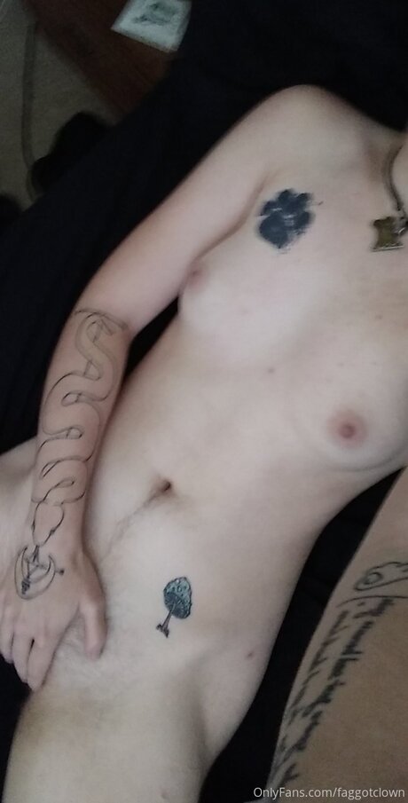 Foto di nudo di fuga di OnlyFans di Faggotclown