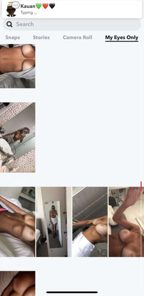 Foto di nudo di fuga di OnlyFans di Bianca Grace