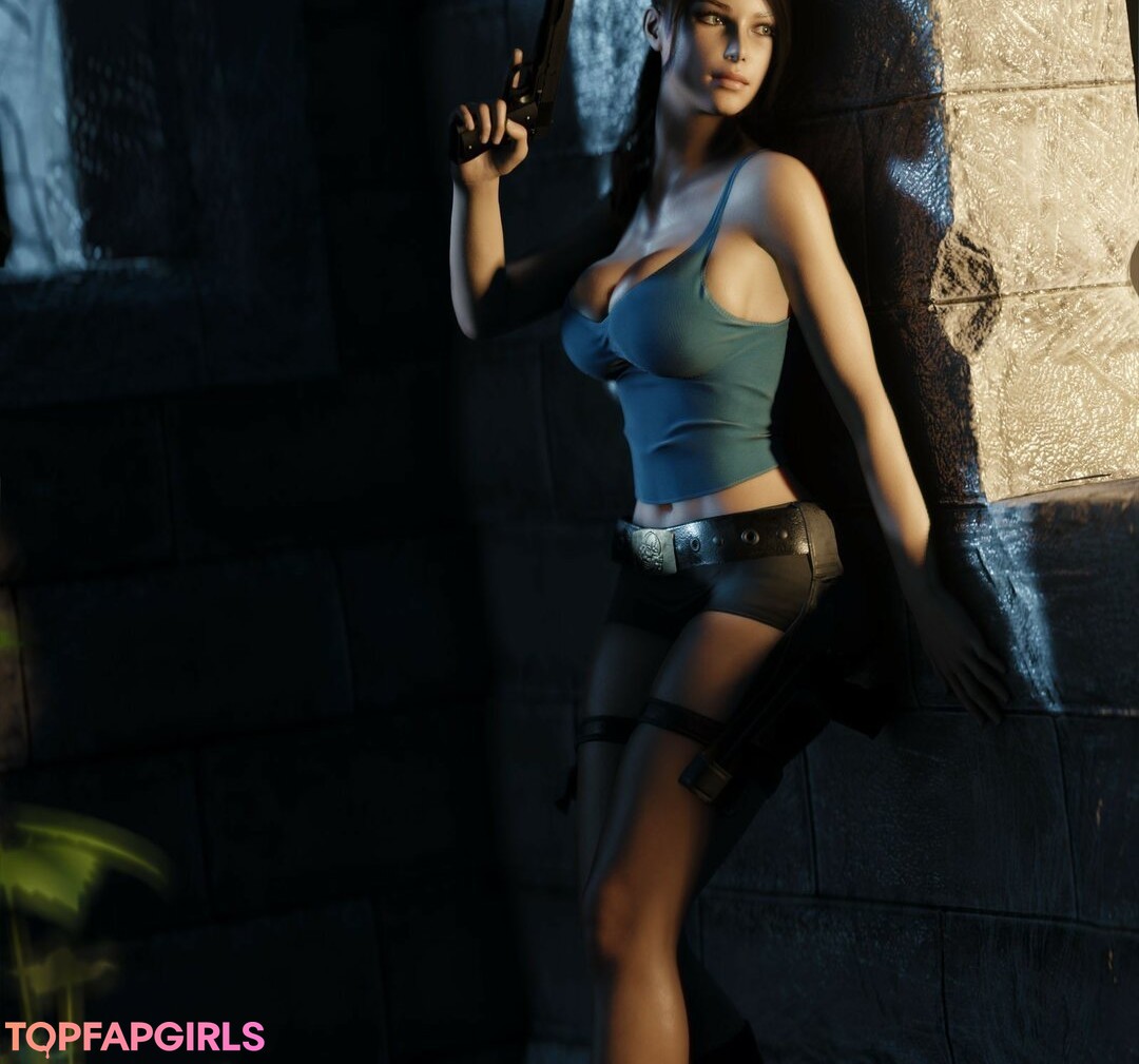 Foto di nudo di fuga di OnlyFans di Tomb Raider Lara Croft #1162