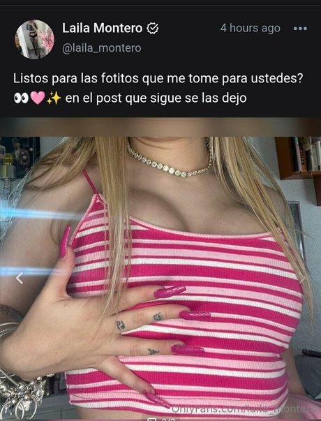 Foto di nudo di fuga di OnlyFans di Lailamontero