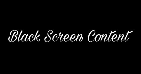 Foto di nudo di fuga di OnlyFans di Black Screen Content
