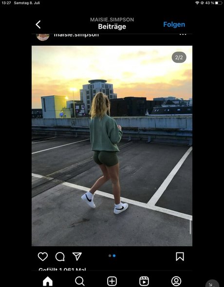 Foto di nudo di fuga di OnlyFans di Maisie Simpson