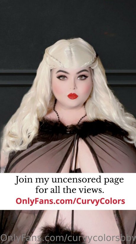 Foto di nudo di fuga di OnlyFans di Curvycolorsbbw