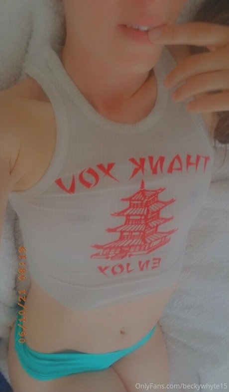 Foto di nudo di fuga di OnlyFans di Beckywhyte15