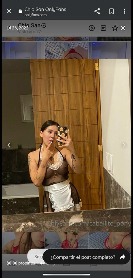 Foto di nudo di fuga di OnlyFans di Caballitopony