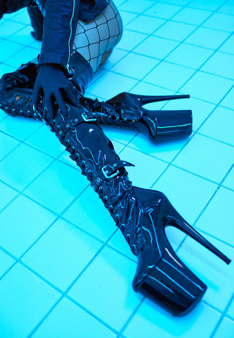 Foto di nudo di fuga di OnlyFans di Latexprincessvip