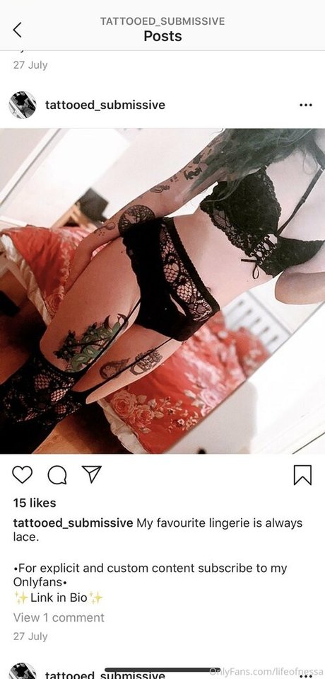 Foto di nudo di fuga di OnlyFans di Lifeofnessa