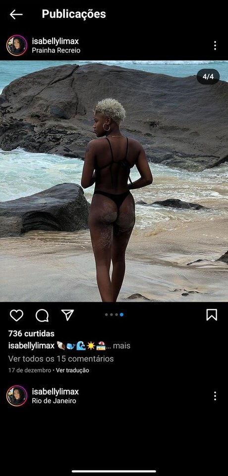 Foto di nudo di fuga di OnlyFans di Isabellylimaxrj