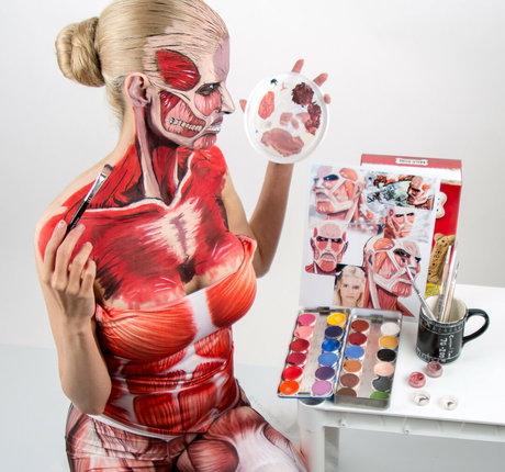 Foto di nudo di fuga di OnlyFans di Kay Pike Bodypainter