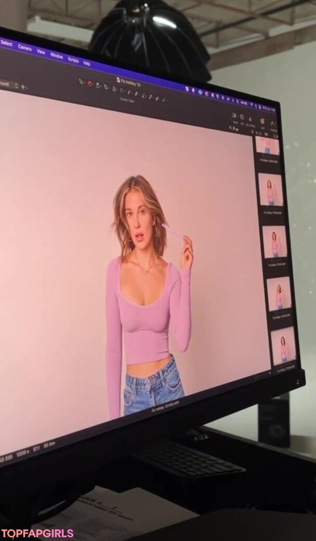 Foto di nudo di fuga di OnlyFans di Millie Bobby Brown #1350
