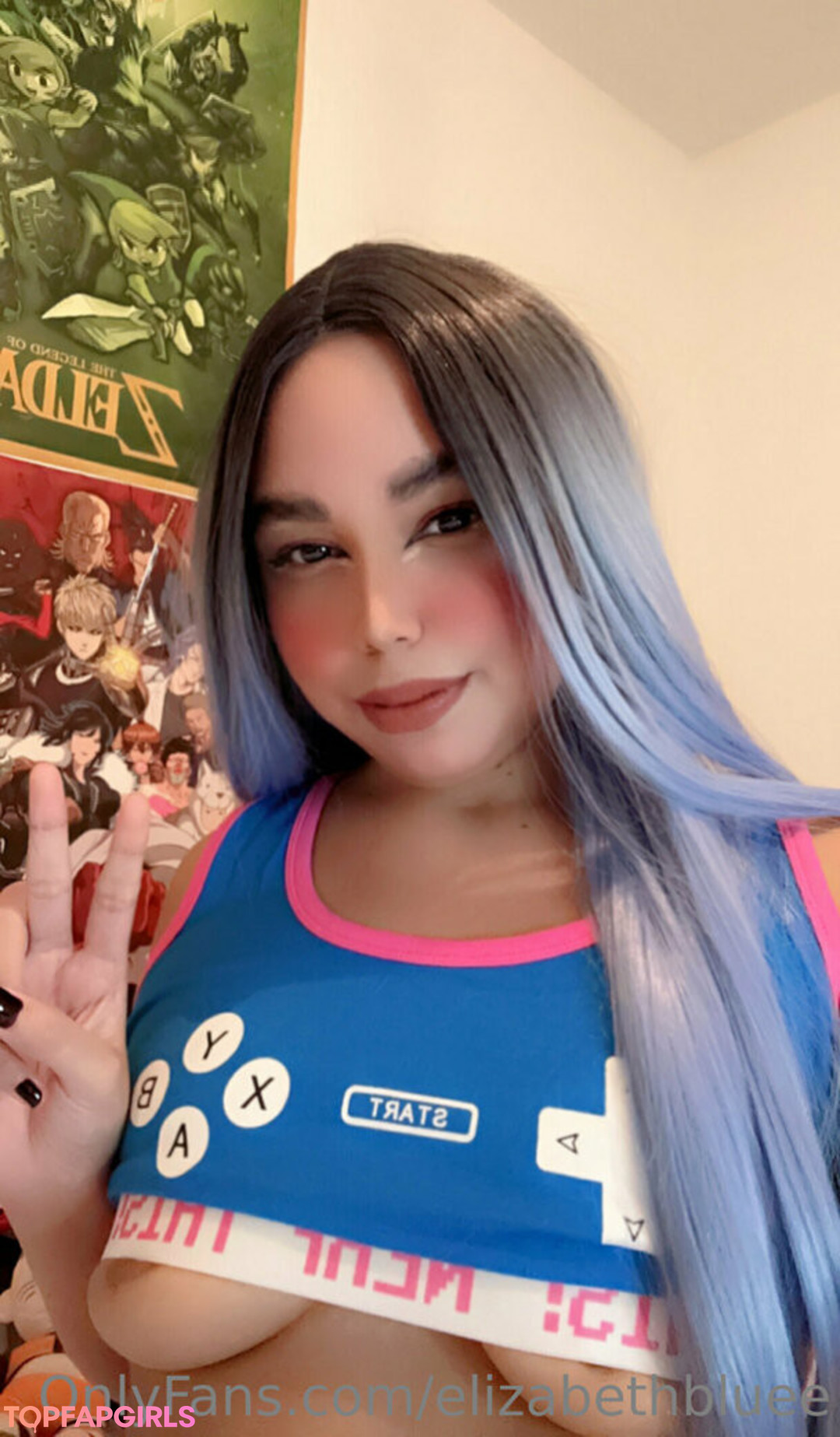 Foto di nudo di fuga di OnlyFans di Elizabethbluee #1264