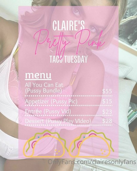 Foto di nudo di fuga di OnlyFans di Clairesonlyfans
