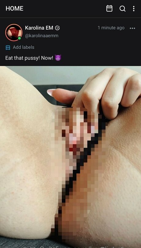 Foto di nudo di fuga di OnlyFans di Karolinaemfree