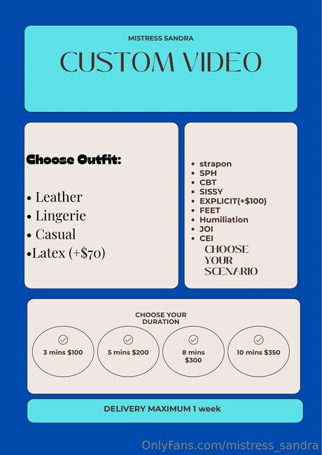 Mistress Sandra