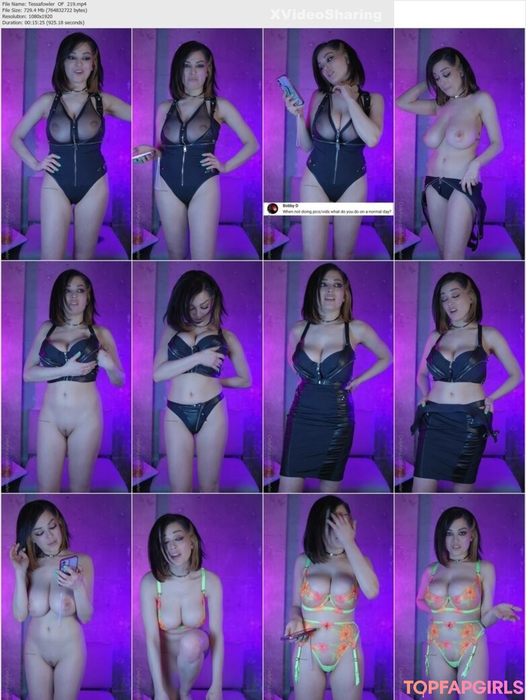 Foto di nudo di fuga di OnlyFans di Tessa Fowler #1078