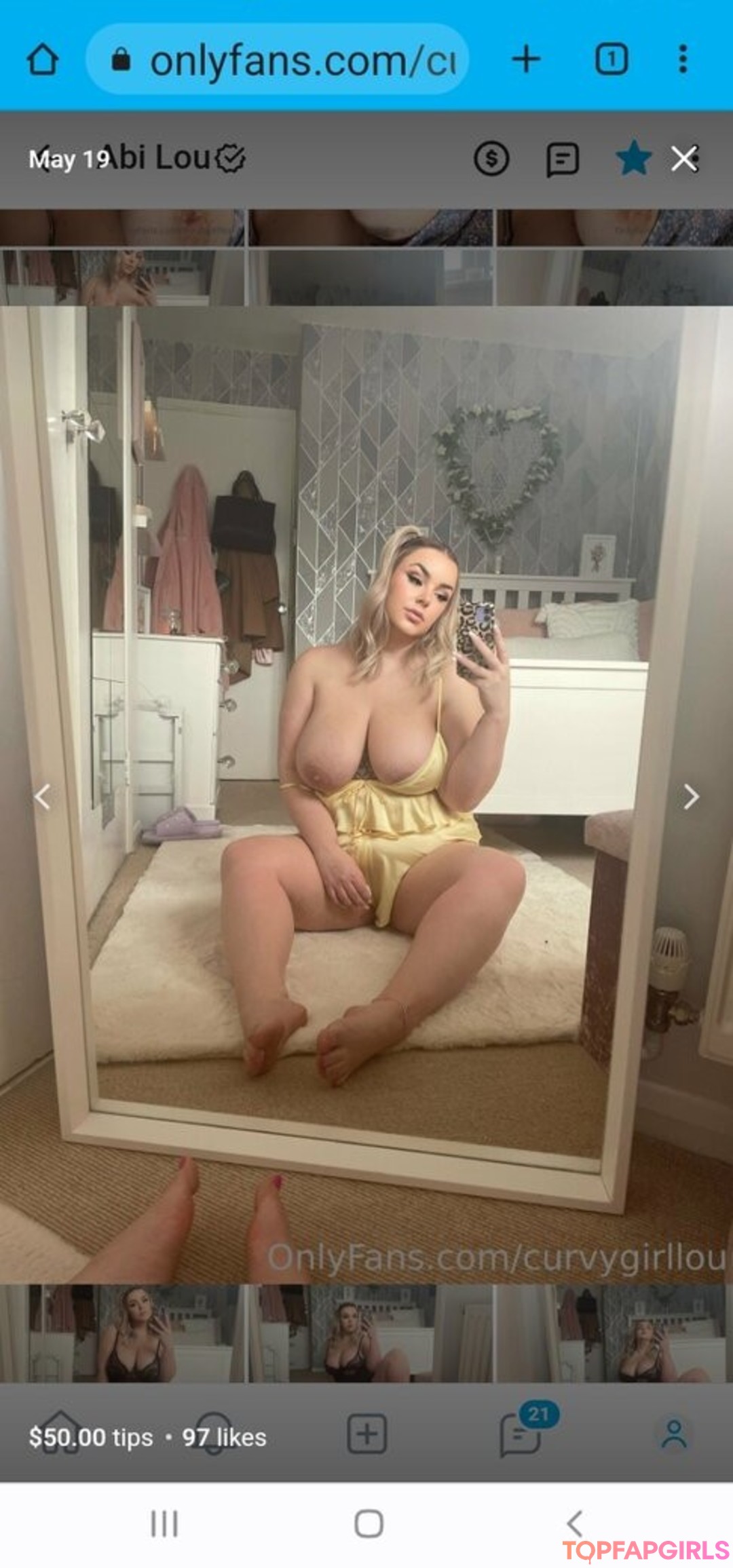 Foto di nudo di fuga di OnlyFans di Curvygirllou #18 Foto di nudo di fuga di OnlyFans di Curvygirllou #18