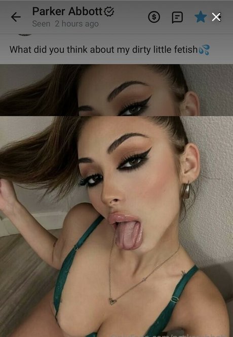 Foto di nudo di fuga di OnlyFans di Parker Abbott