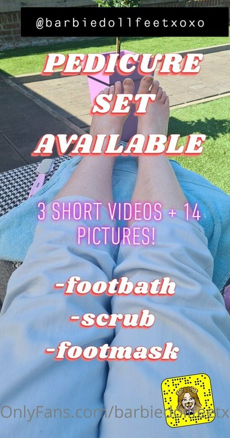 Foto di nudo di fuga di OnlyFans di Barbiedollfeetxoxofree