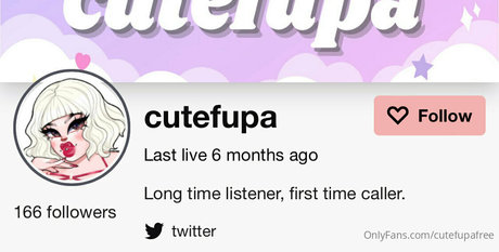 Foto di nudo di fuga di OnlyFans di Cutefupafree