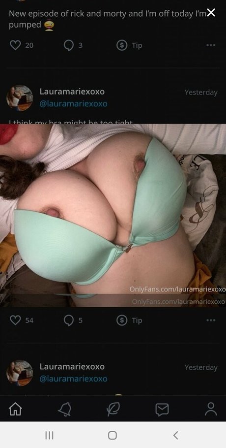 Foto di nudo di fuga di OnlyFans di Laura Marie