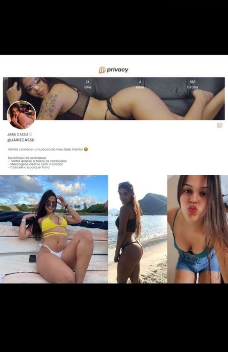 Foto di nudo di fuga di OnlyFans di Jaine Cassu